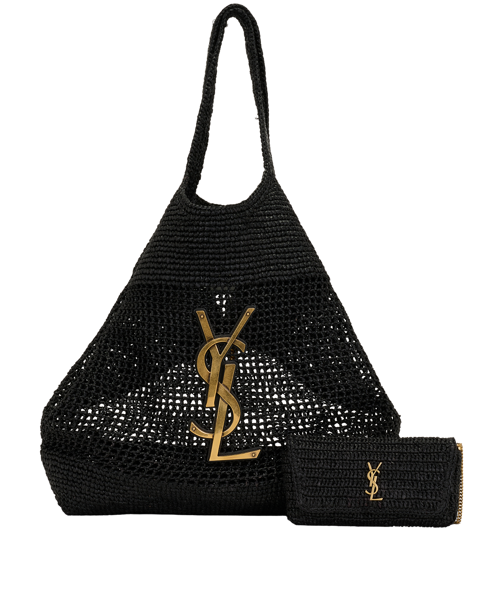 Icare Maxi Tote, &pound;2,900, Handbags, Black, Raffia, Other view